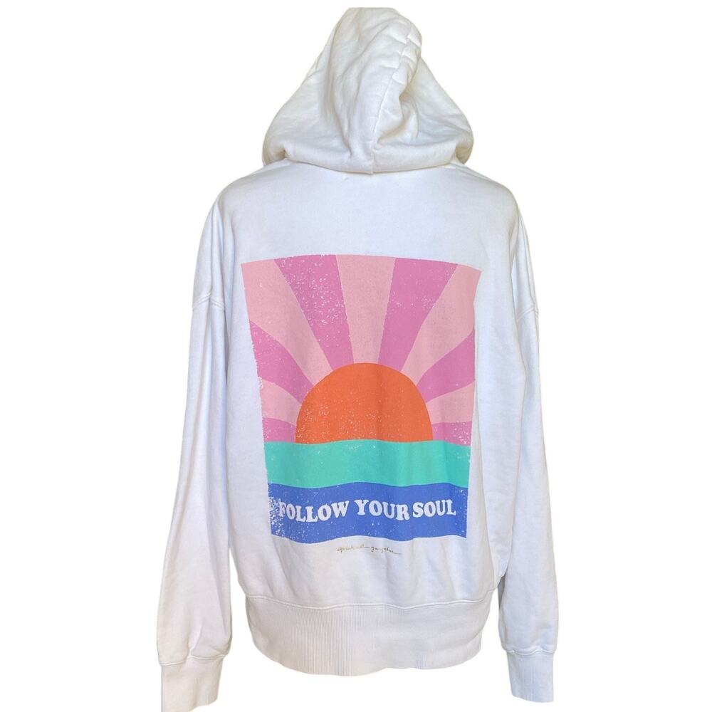 Spiritual Gangster Follow Your Soul Phoebe Oversized Hoodie Size XS - Picture 2 of 12